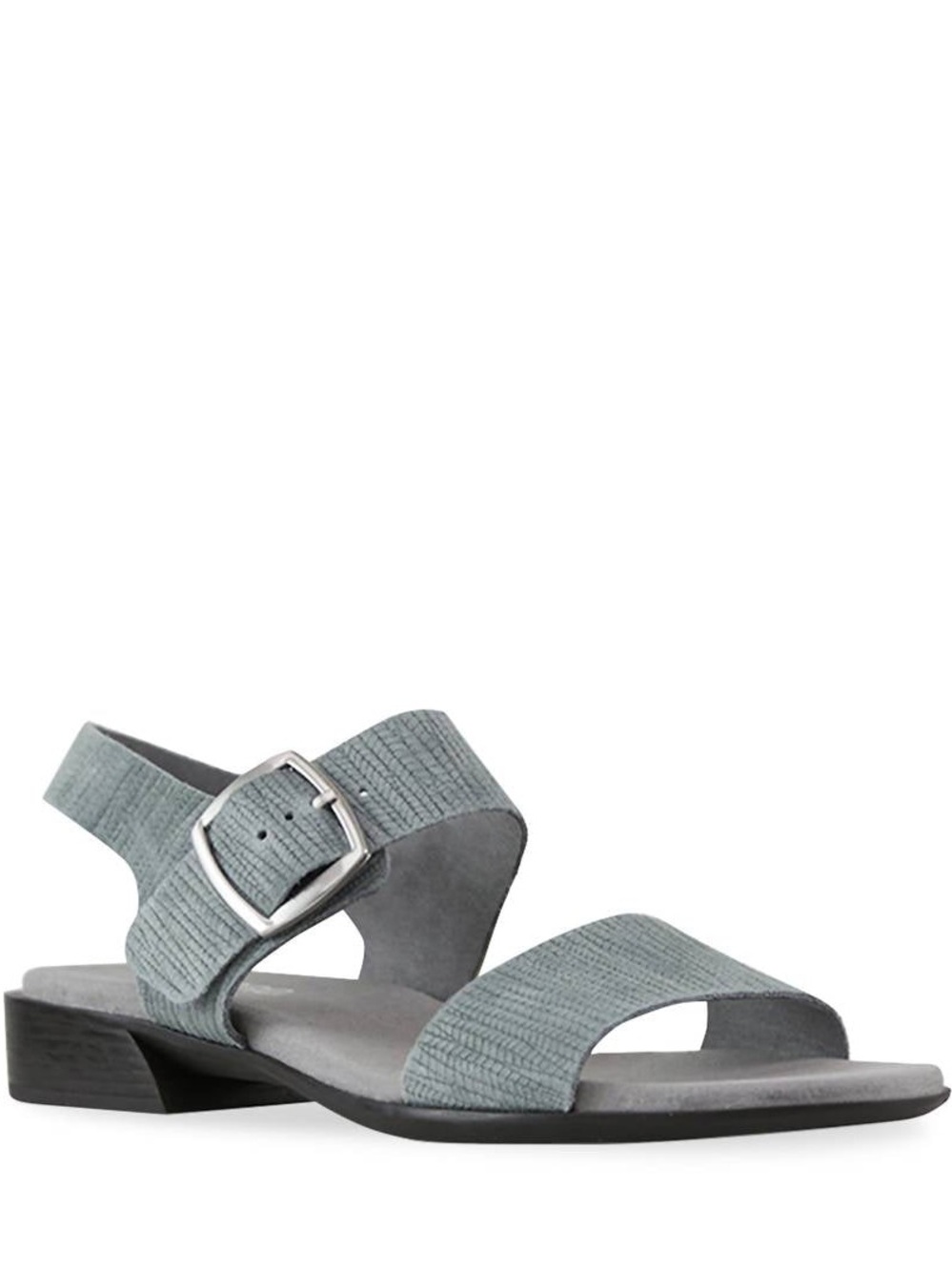 Munro Cleo Sandal In Light Blue Suede Size 9.5W